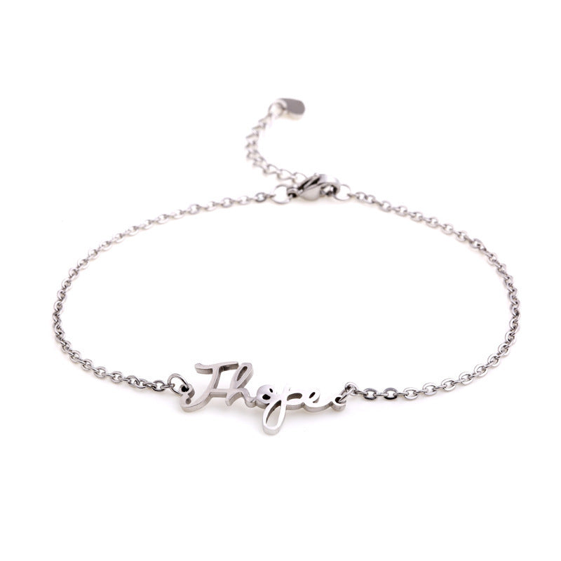 Name Peripheral Simple Bracelet Birthday Gift Bracelet Orbiter