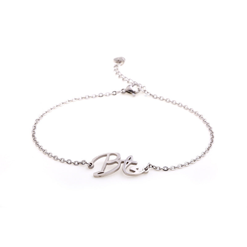 Name Peripheral Simple Bracelet Birthday Gift Bracelet Orbiter