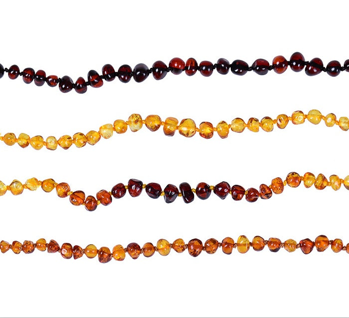 Baltic natural amber baby bracelet Infant child teething diy irregular amber bracelet