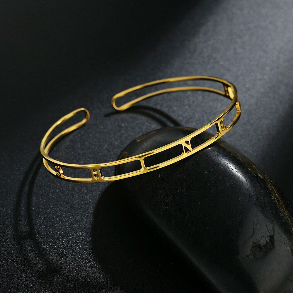 Custom Stainless Steel Personalized Name Bracelet