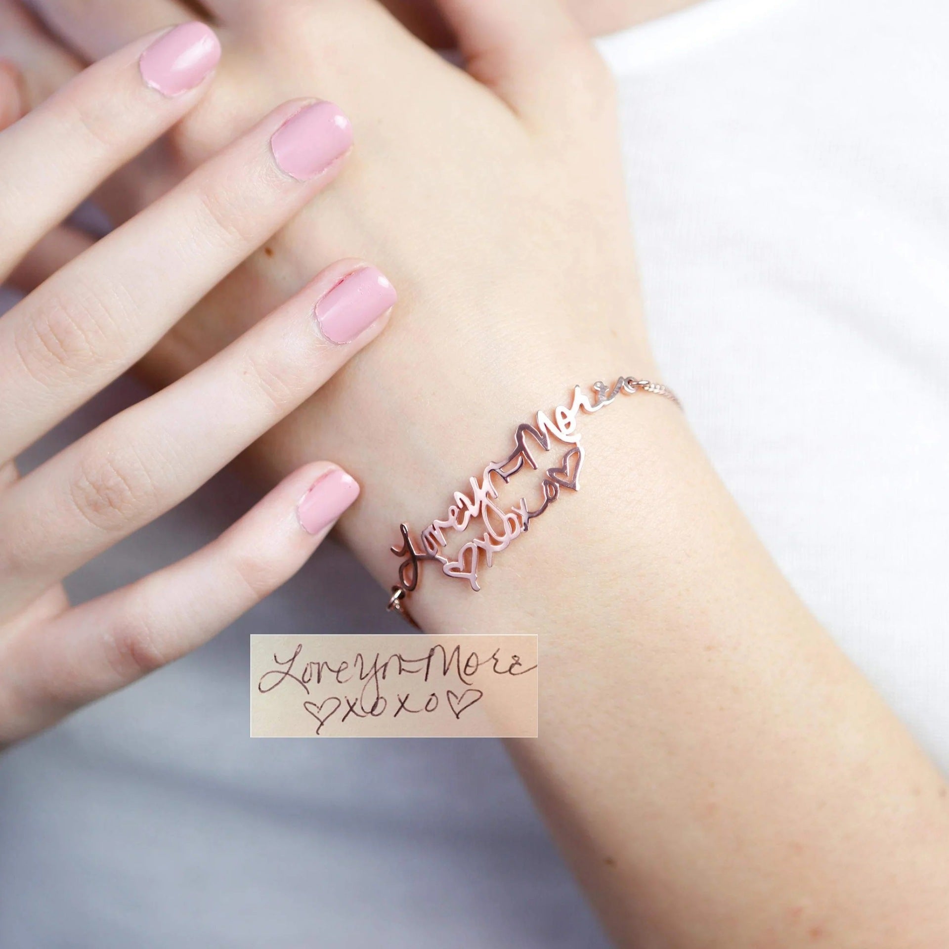 Stainless Steel Alphabet Name Bracelet