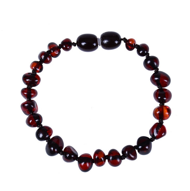 Baltic natural amber baby bracelet Infant child teething diy irregular amber bracelet