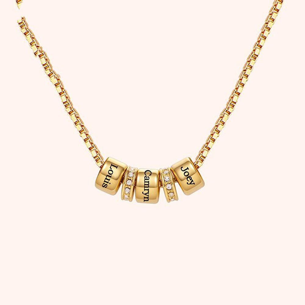 Engraved DIY Family Name Women's Necklace