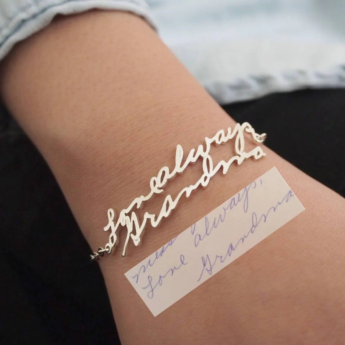 Stainless Steel Alphabet Name Bracelet