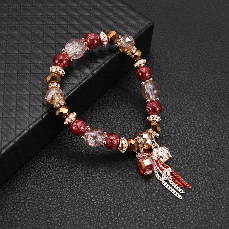 Baby Elephant Pendant Fashion And Exquisite Versatile Bracelet