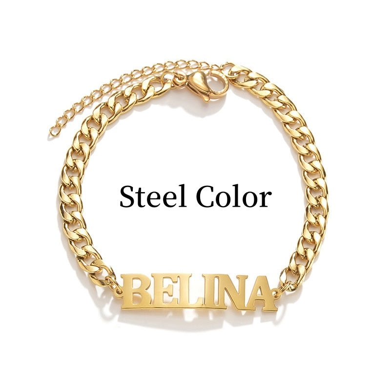Personalized Letters Men's Bracelet English Name