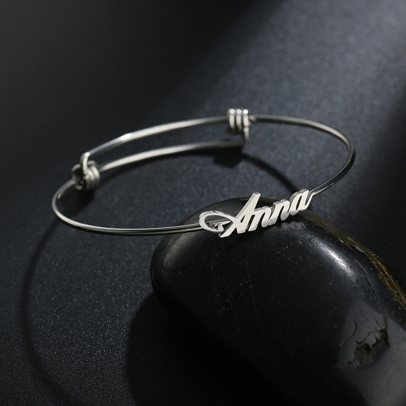 Custom Stainless Steel Personalized Name Bracelet