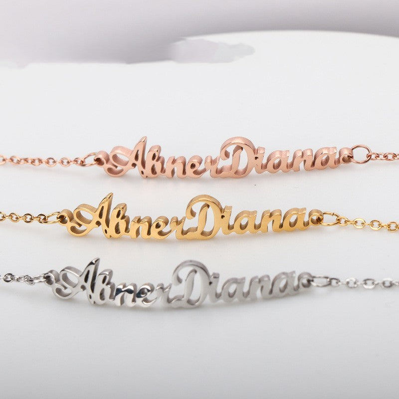Name Earrings With Engraved Characters Are Versatile And Minimalist