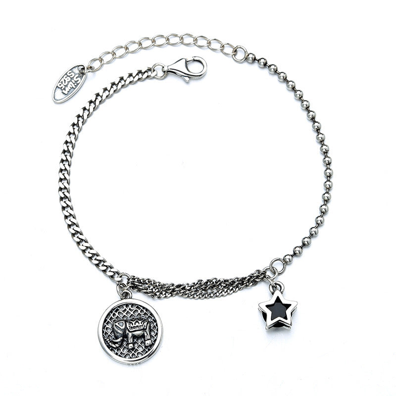 Fashion Sterling Silver Baby Elephant Bracelet