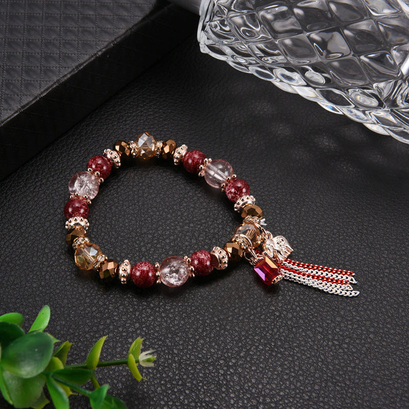 Baby Elephant Pendant Fashion And Exquisite Versatile Bracelet