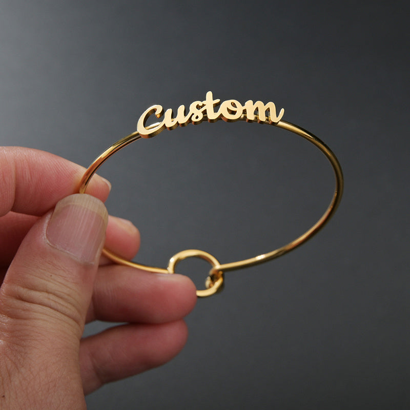 Custom Stainless Steel Personalized Name Bracelet