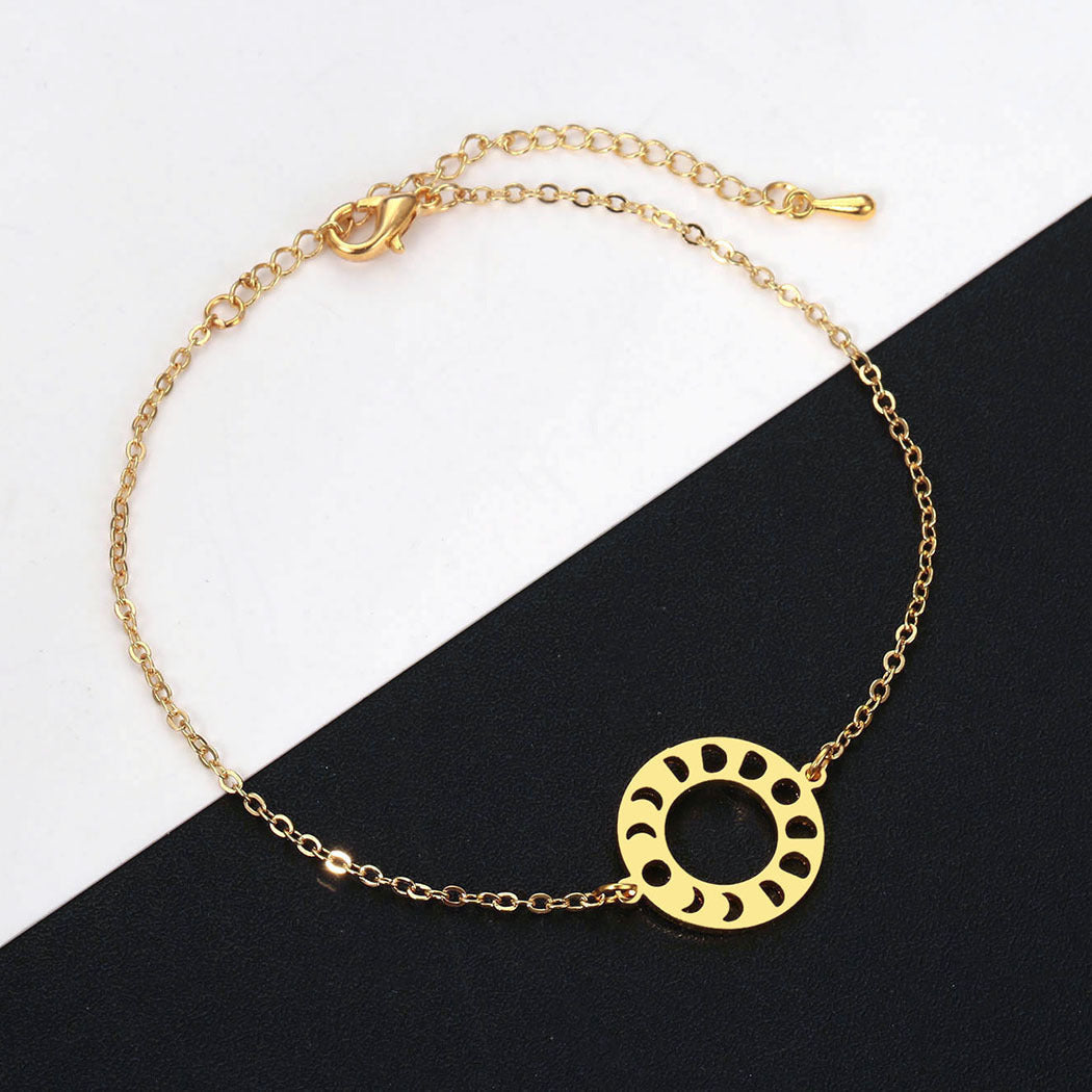 Geometric Mother And Baby Giraffe Bracelet