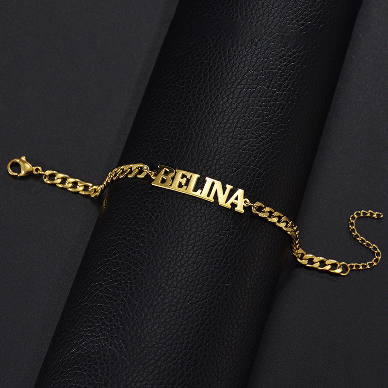 Personalized Letters Men's Bracelet English Name