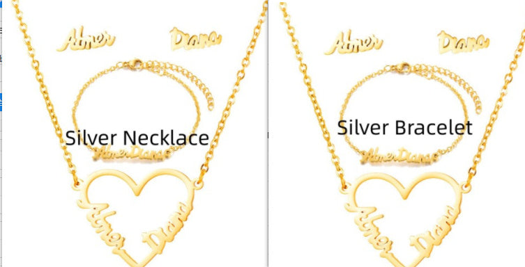 Name Earrings With Engraved Characters Are Versatile And Minimalist