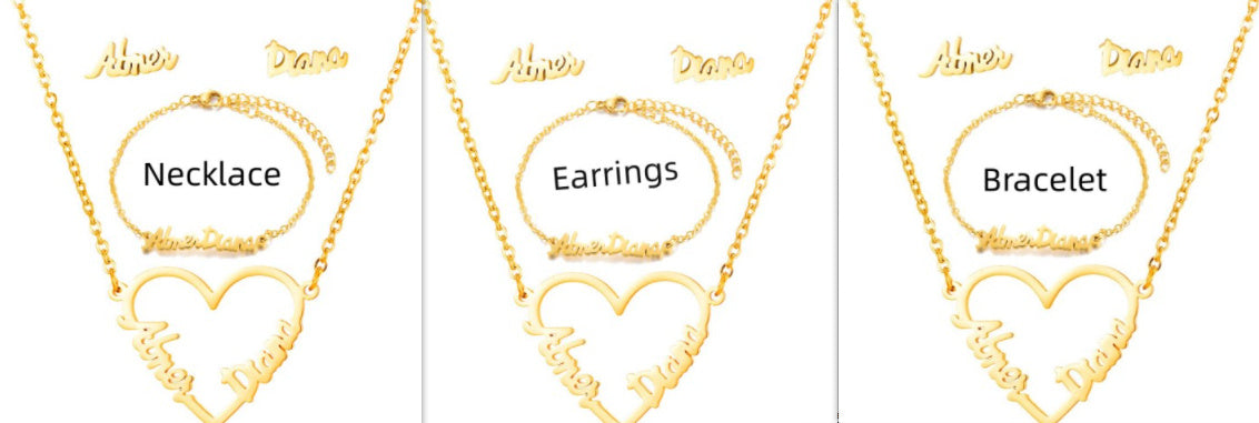 Name Earrings With Engraved Characters Are Versatile And Minimalist