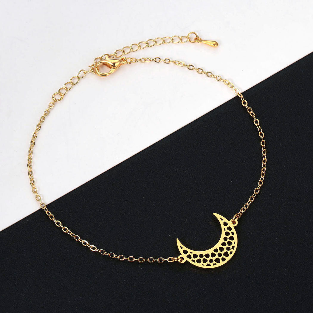 Geometric Mother And Baby Giraffe Bracelet